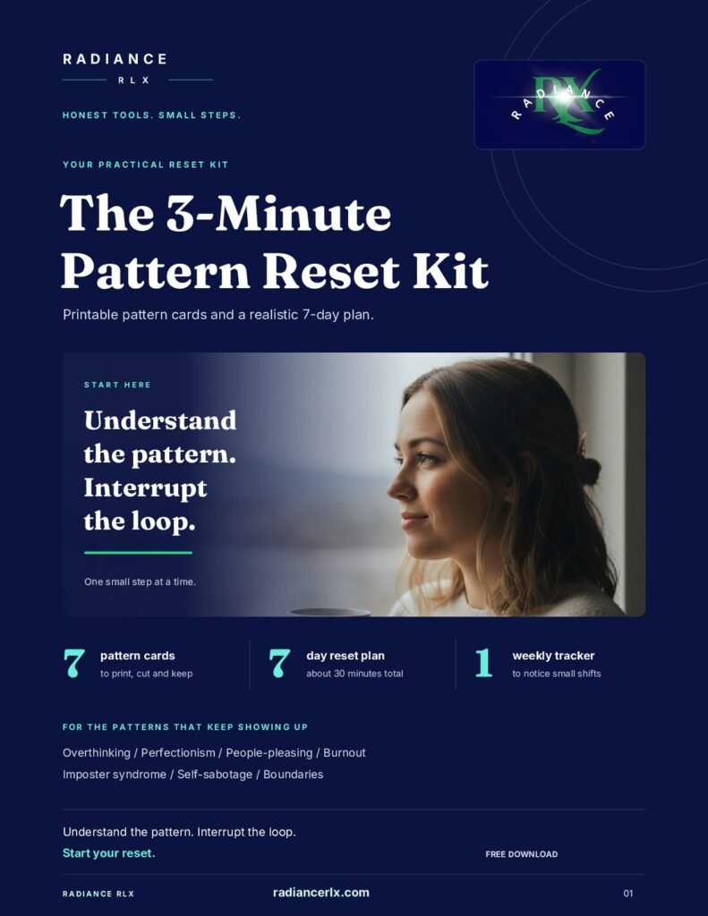 Cover of The 3-Minute Pattern Reset Kit